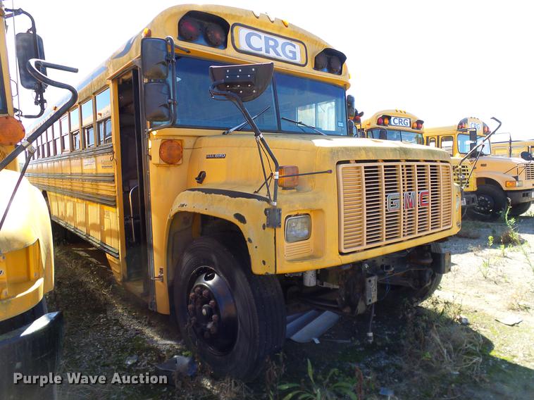 image for item DC7992 1997 GMC Blue Bird school bus