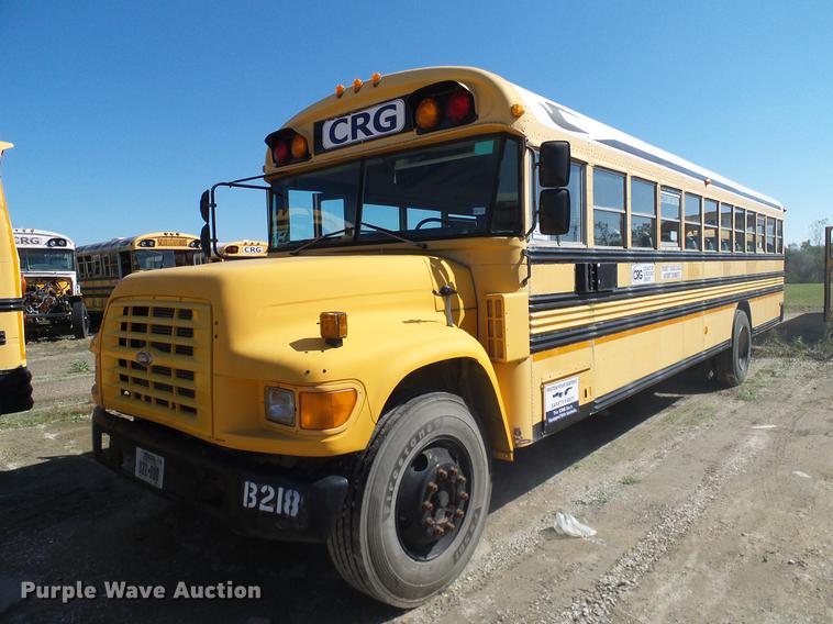 image for item DC7994 1997 Ford B800 Blue Bird school bus