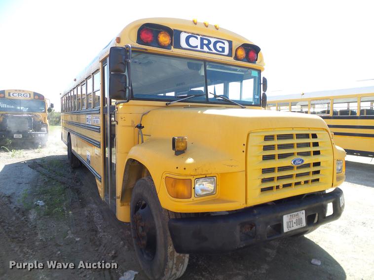 image for item DC7994 1997 Ford B800 Blue Bird school bus