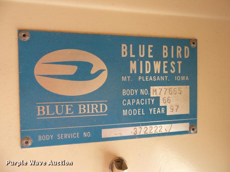 image for item DC7999 1997 GMC Blue Bird school bus