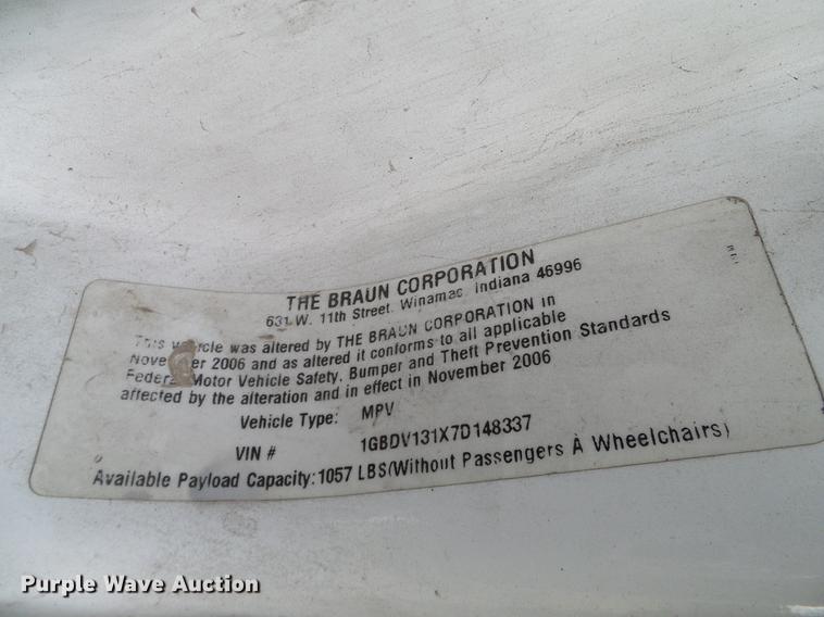 image for item DD1464 2007 Chevrolet Uplander van