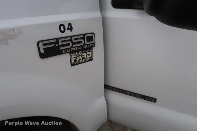 image for item DD9523 1999 Ford F550 dump truck