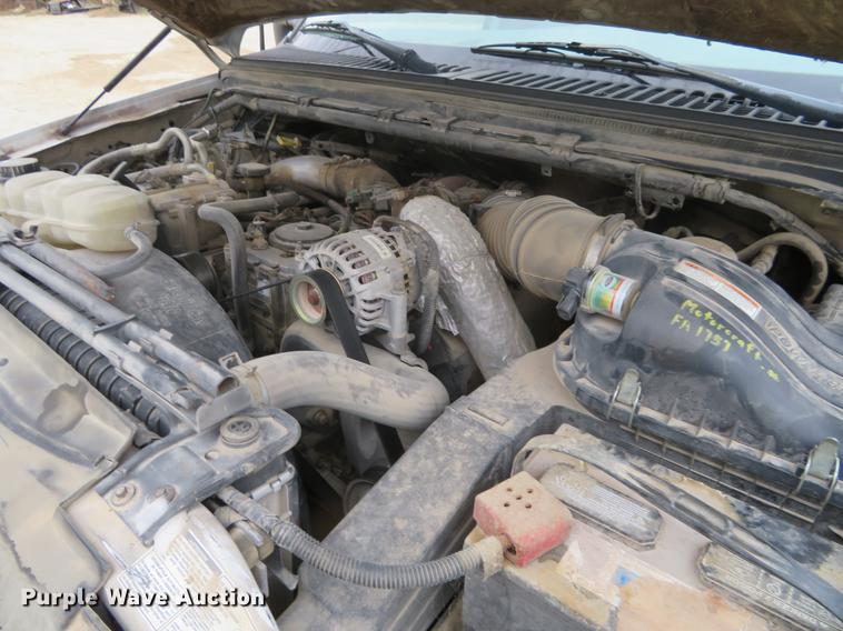 image for item DF9856 1999 Ford F550 Super Duty flatbed truck