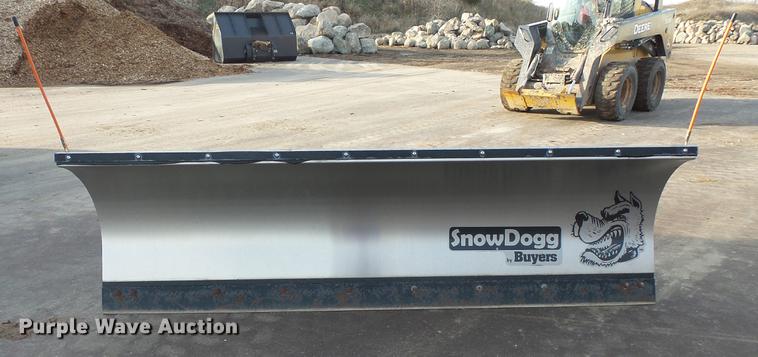 image for item DV9501 Snow Dog skid steer snow plow