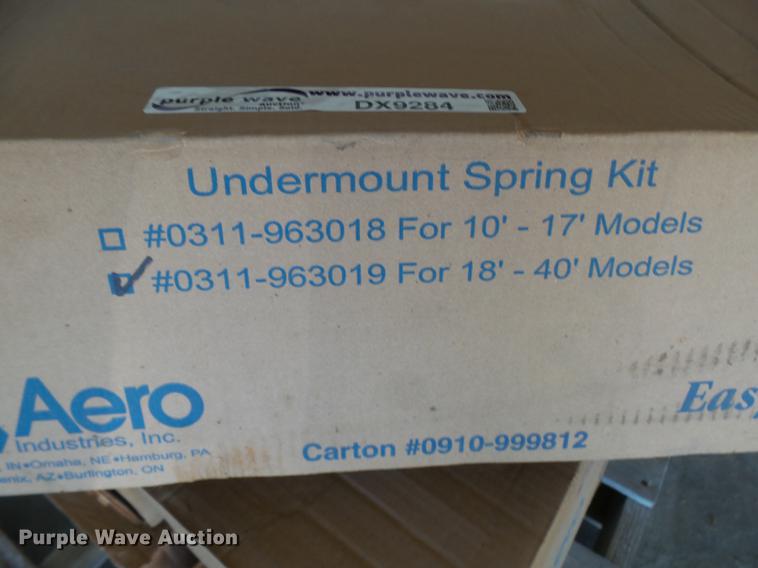 image for item DX9284 (5) Aero tarp spring sets