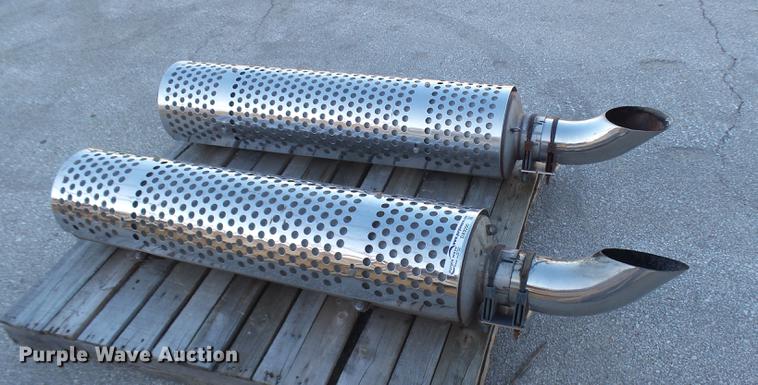 image for item DX9290 (2) chrome exhaust stacks