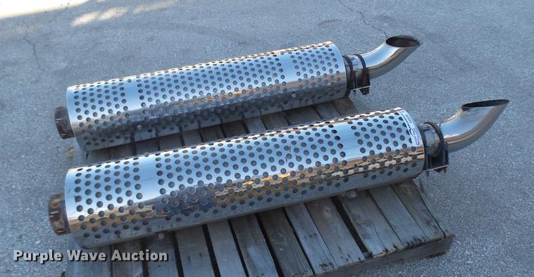 image for item DX9290 (2) chrome exhaust stacks