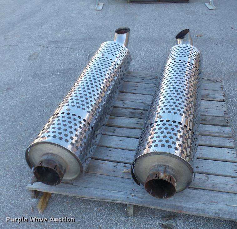 image for item DX9290 (2) chrome exhaust stacks