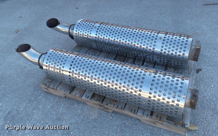 image for item DX9290 (2) chrome exhaust stacks