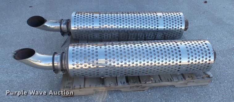 image for item DX9290 (2) chrome exhaust stacks