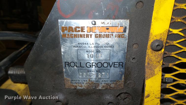 image for item ED9159 Pace 1012 roll groover
