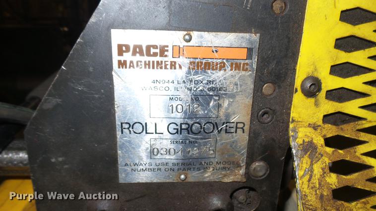 image for item ED9160 Pace 1012 roll groover