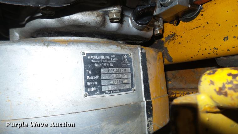 image for item ED9163 Wacker BPS2550R compactor