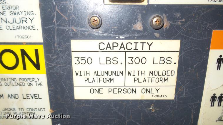 image for item ED9166 JLG vertical lift