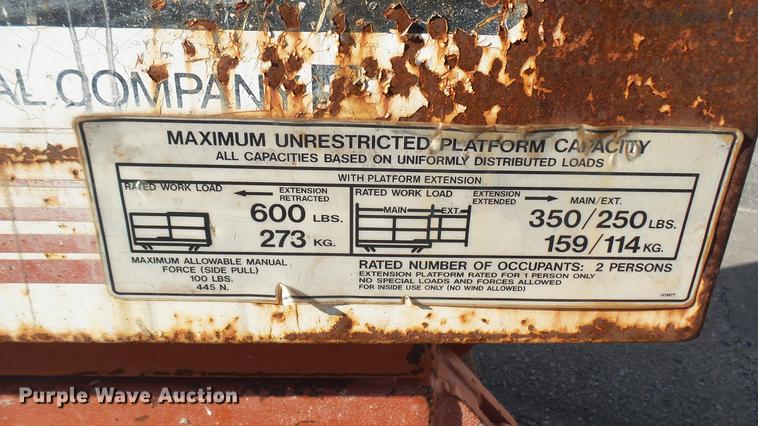 image for item ED9167 Snorkel Wildcat 2201 scissor lift