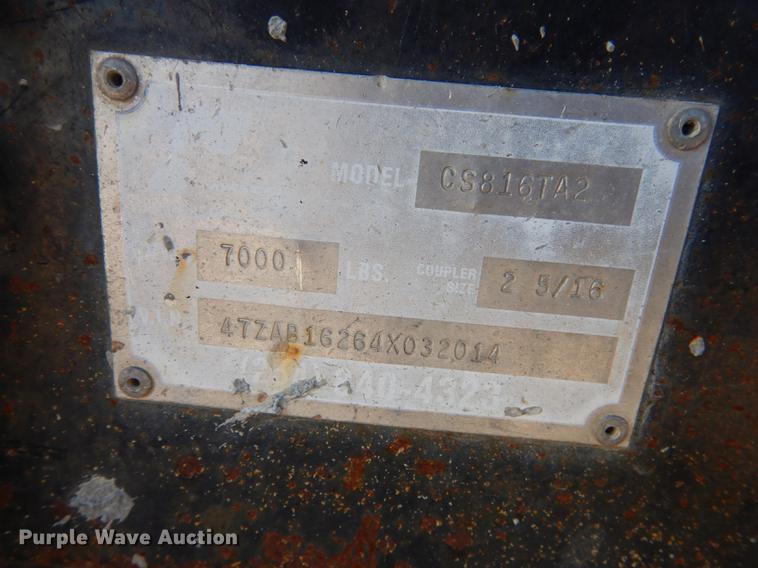 image for item K5802 2004 Pace C5816TA2 Sport enclosed cargo trailer