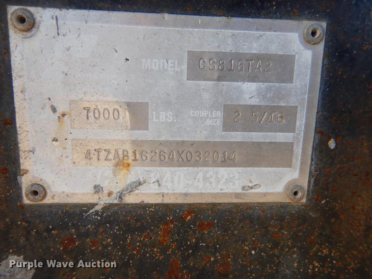 image for item K5802 2004 Pace C5816TA2 Sport enclosed cargo trailer