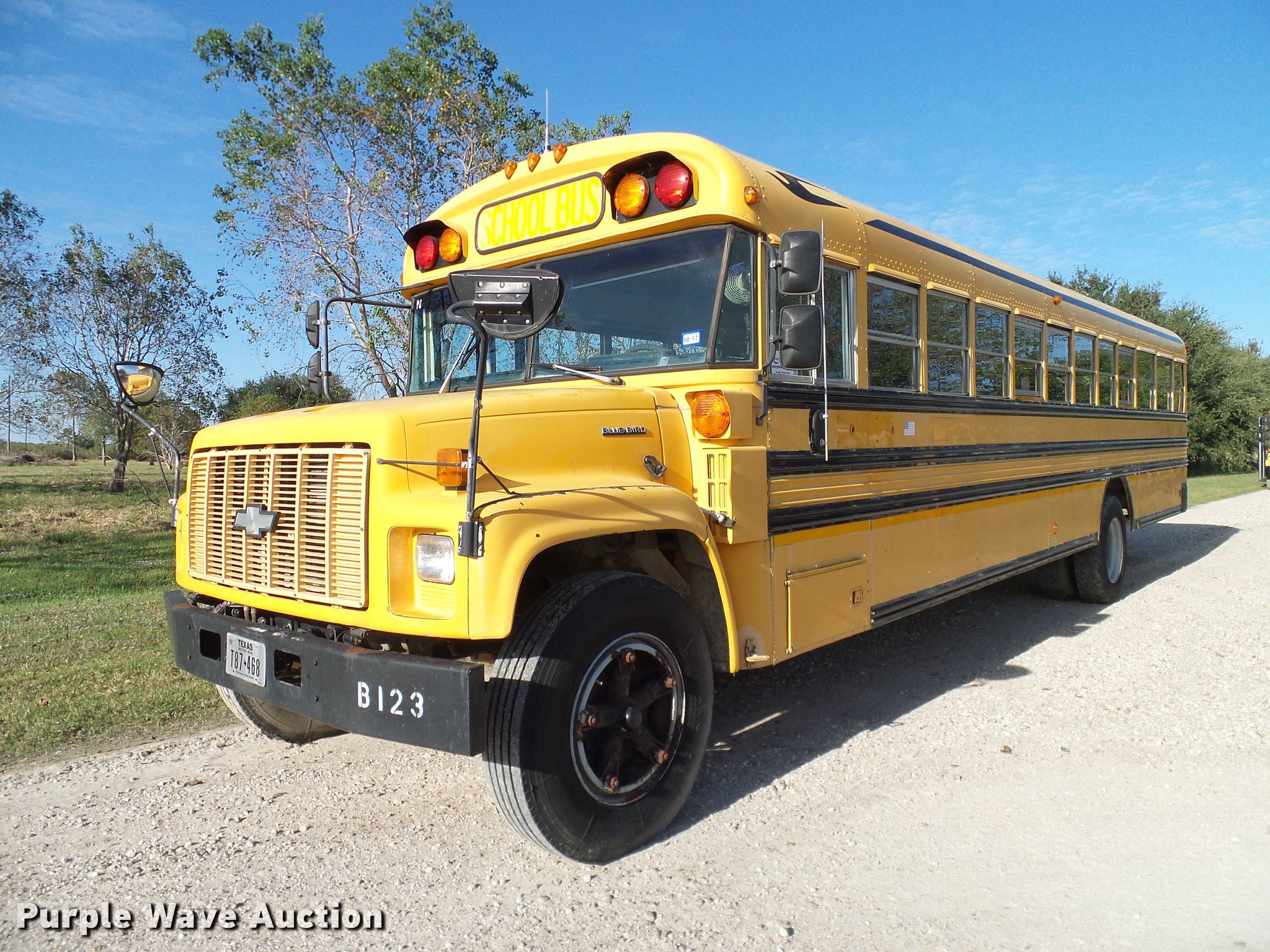 1998 Chevrolet Blue Bird school bus in Dayton, TX Item DC7966 sold