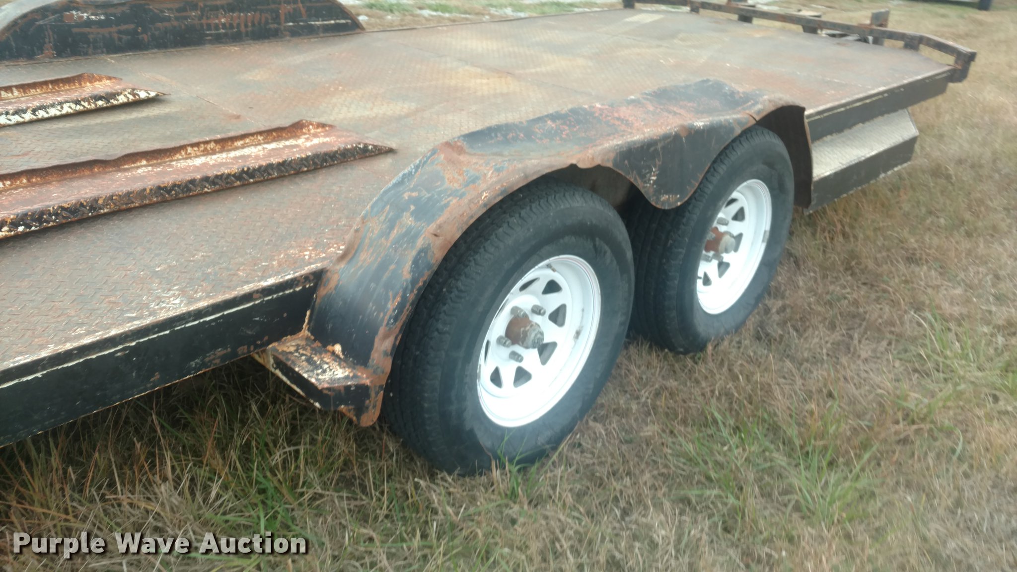 1994 DCTT equipment trailer in Augusta, KS Item DF9837 sold Purple Wave