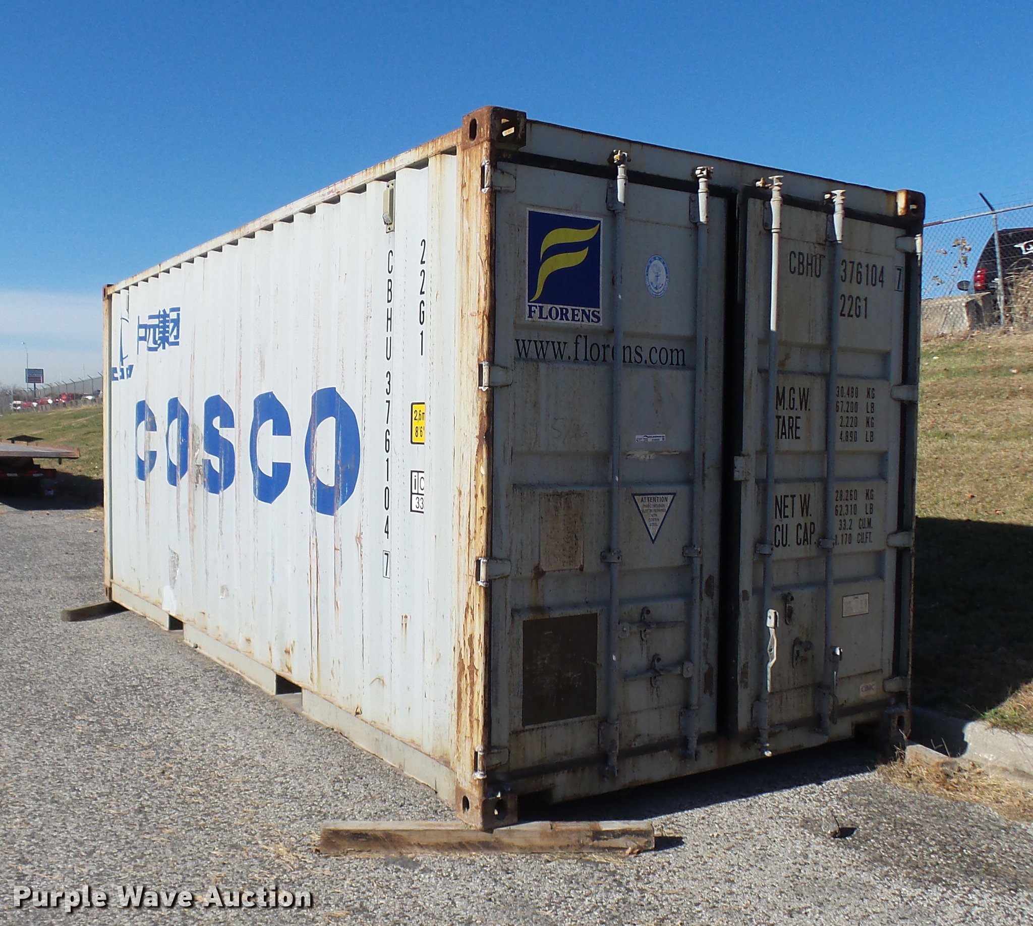 2006 storage container in Kansas City, MO Item DX9300 sold Purple Wave