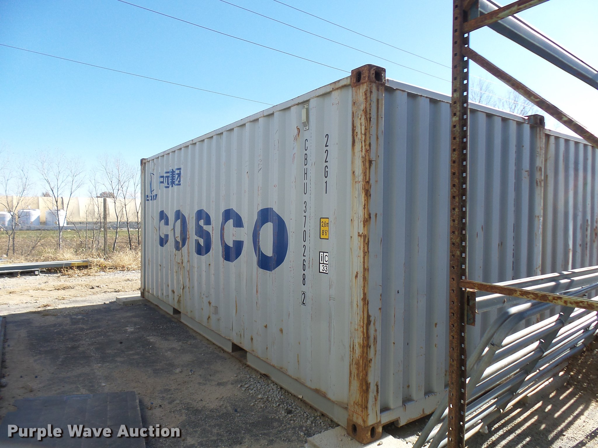 2006 storage container in Kansas City, MO Item DX9301 sold Purple Wave