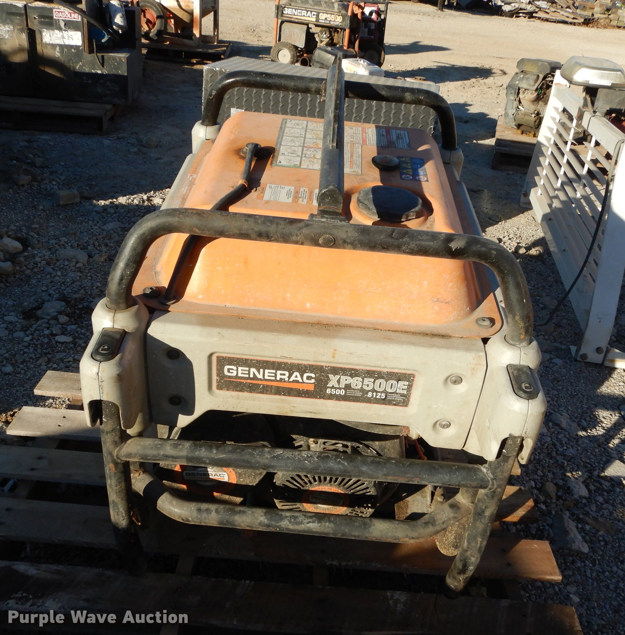 Generac XP6500E generator in Topeka, KS Item EC9801 sold Purple Wave