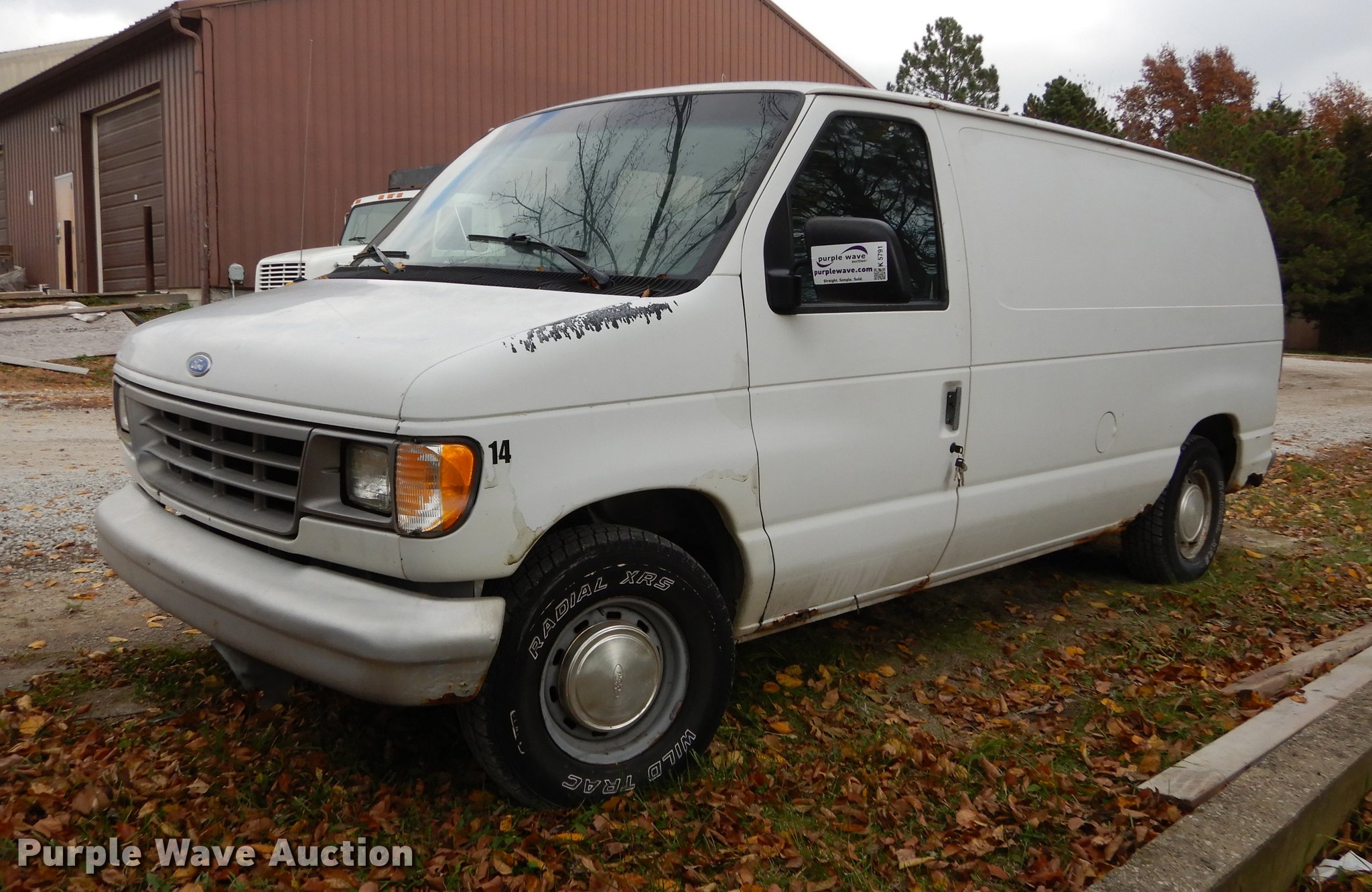 1995 Ford Econoline E150 van in Lawrence, KS Item K5791 sold Purple
