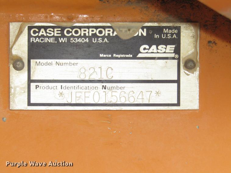 image for item DA3231 2005 Case 821C wheel loader