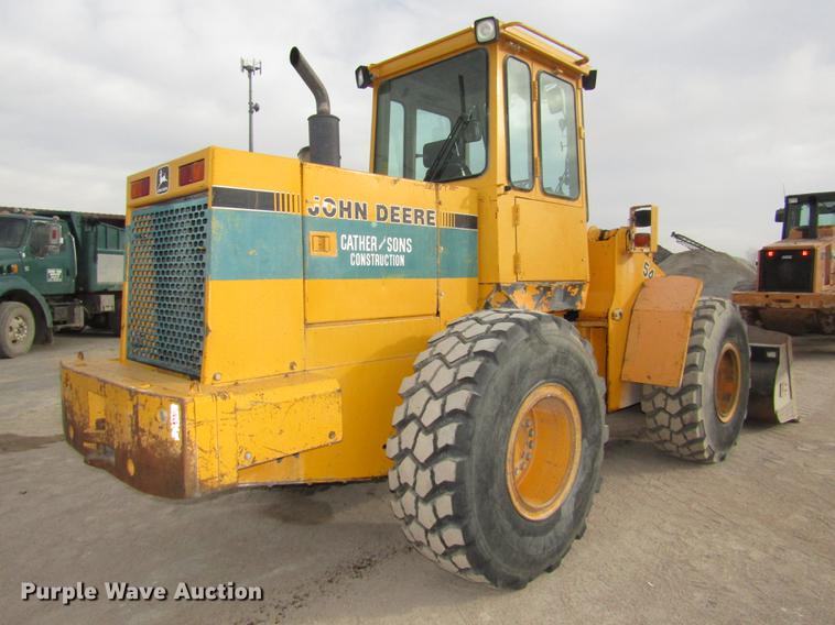 image for item DA3232 1988 John Deere 544E wheel loader