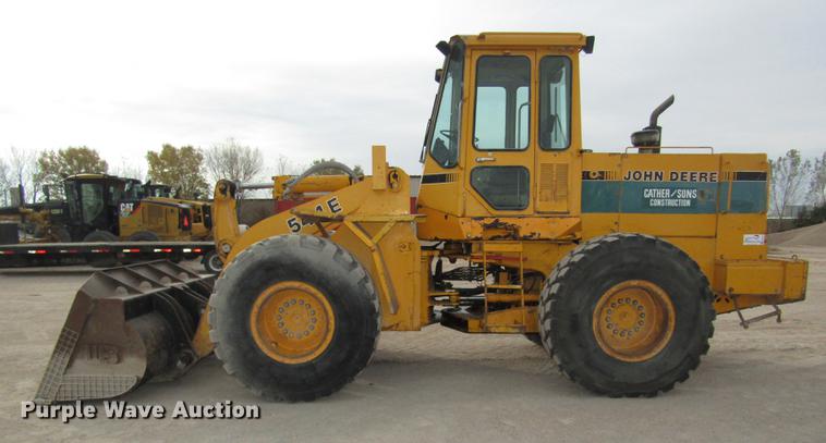 image for item DA3232 1988 John Deere 544E wheel loader