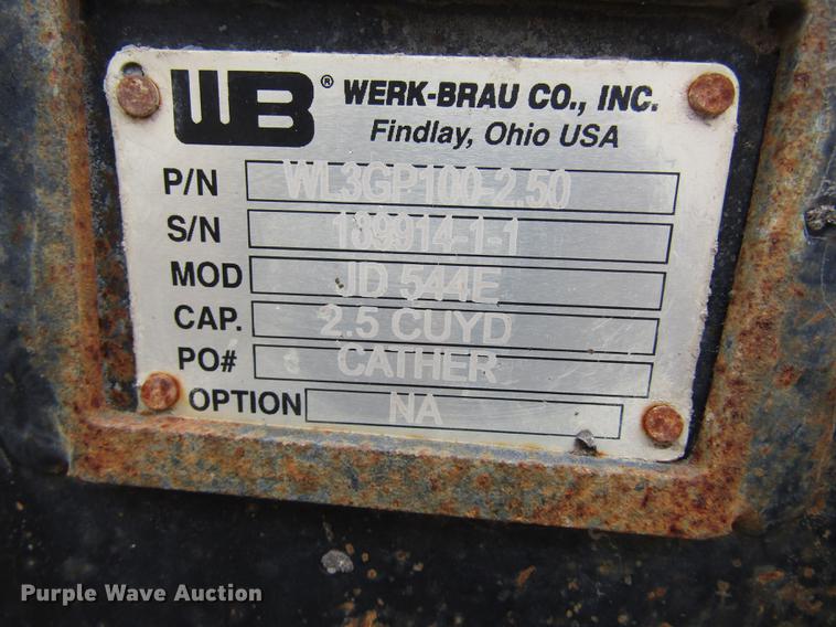 image for item DA3232 1988 John Deere 544E wheel loader