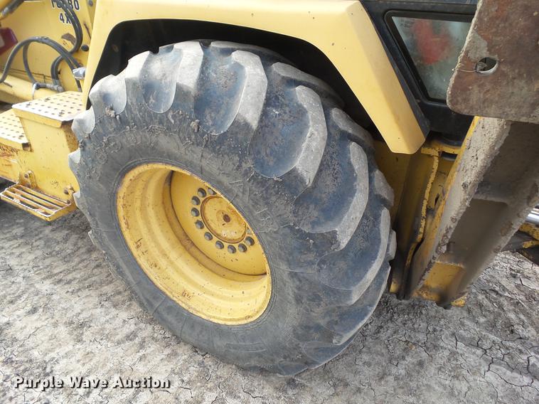 image for item DA7009 1995 John Deere 710D backhoe