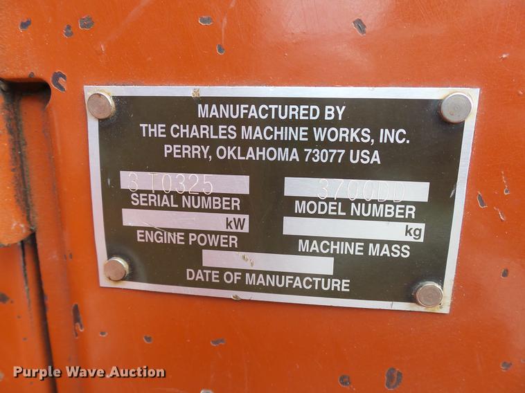 image for item DB4210 2000 Ditch Witch 3700DD trencher