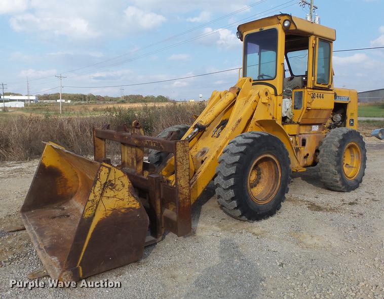 image for item DB6344 1980 John Deere 444 wheel loader