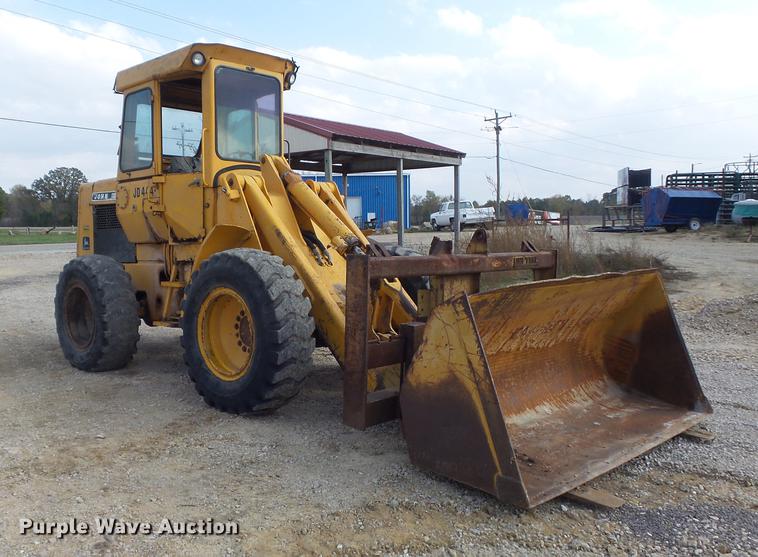 image for item DB6344 1980 John Deere 444 wheel loader