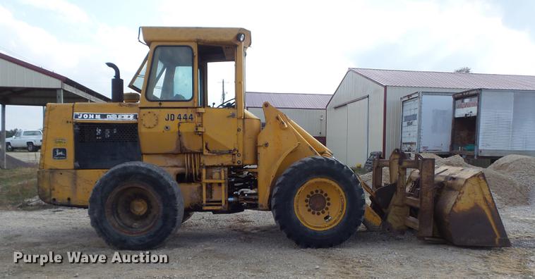 image for item DB6344 1980 John Deere 444 wheel loader
