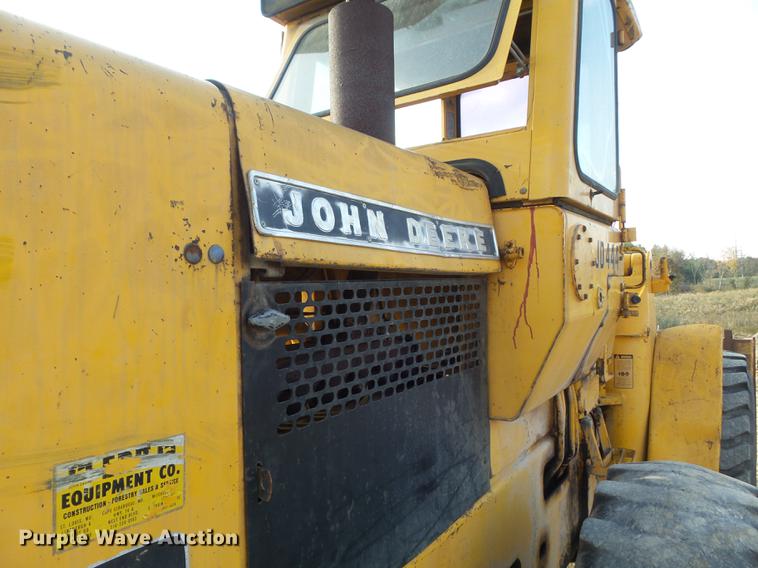 image for item DB6344 1980 John Deere 444 wheel loader