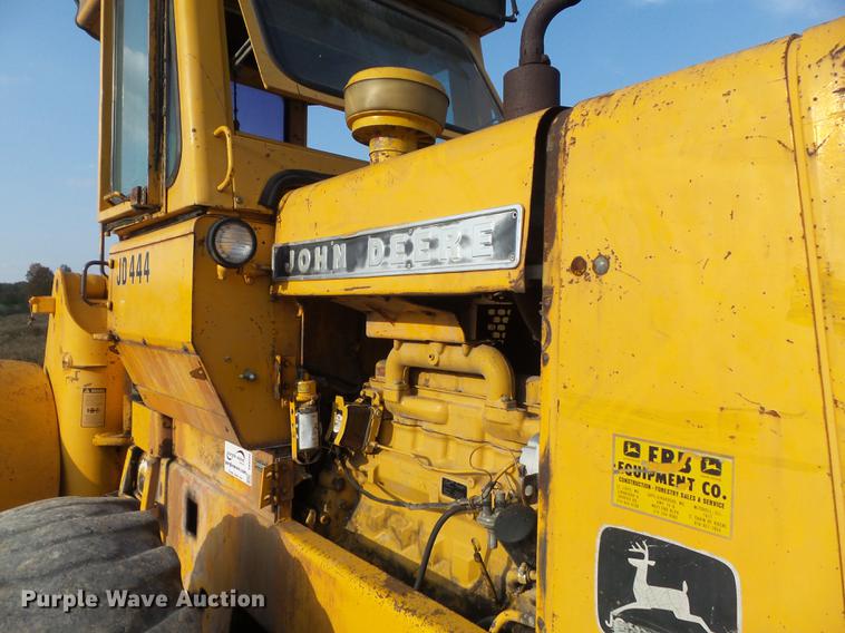 image for item DB6344 1980 John Deere 444 wheel loader