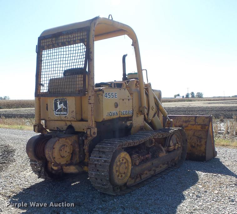 image for item DB6350 1987 John Deere 455E track loader