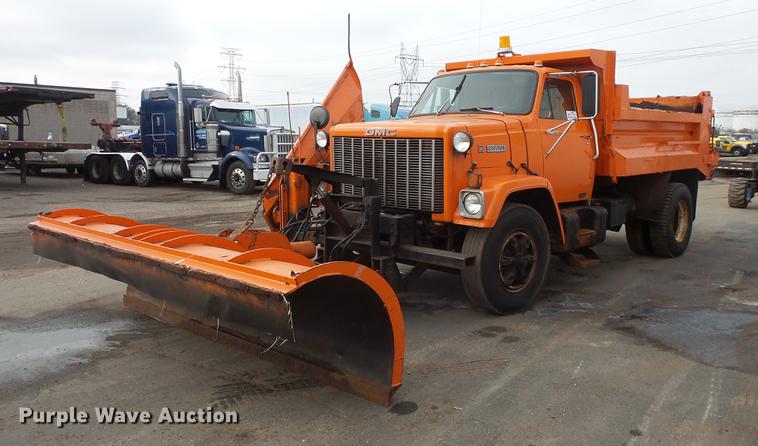 image for item DB8013 1987 GMC Brigadier dump truck