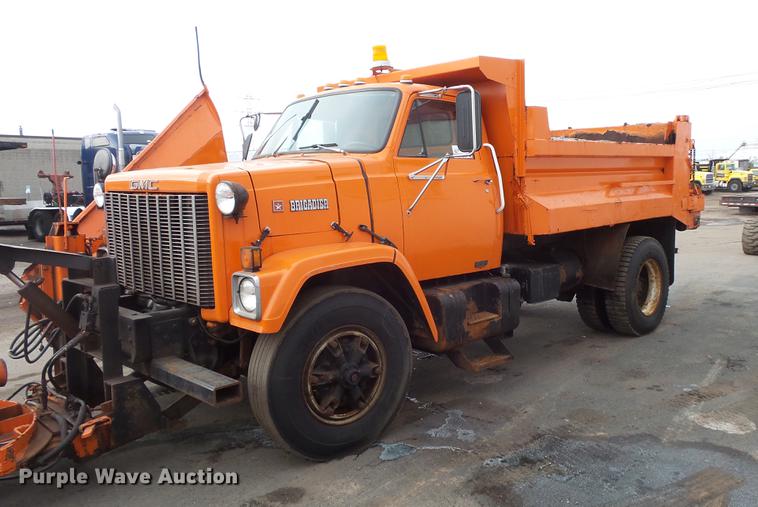 image for item DB8013 1987 GMC Brigadier dump truck