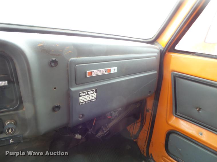 image for item DB8013 1987 GMC Brigadier dump truck