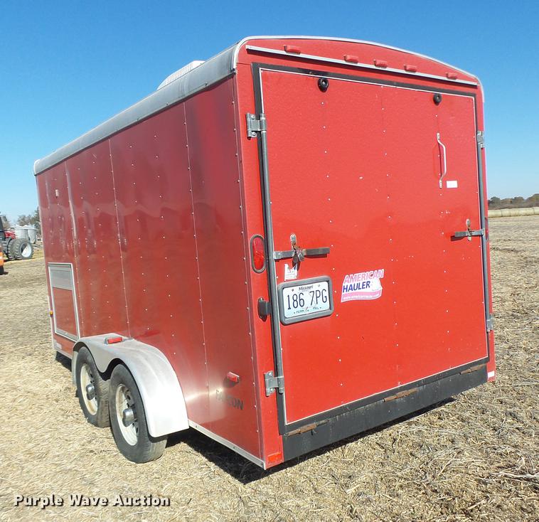 image for item DB9925 2006 American enclosed cargo trailer