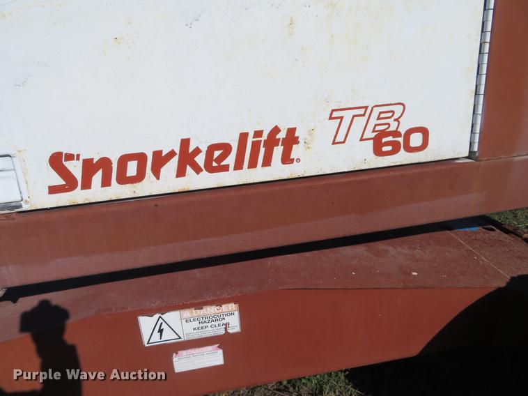 image for item DC0758 Snorkelift TB60 boom lift