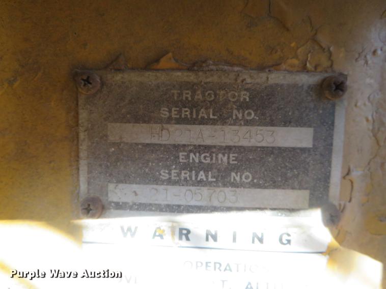 image for item DC0763 Allis Chalmers HD-21 dozer