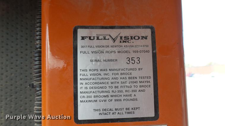 image for item DC1870 2003 Broce RJ350 broom