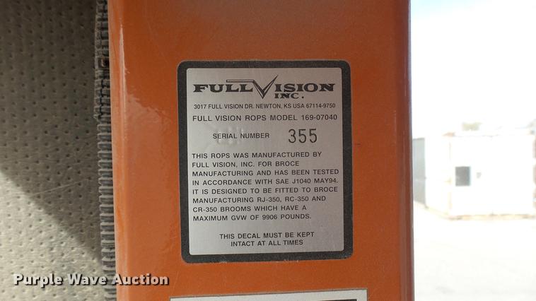 image for item DC1873 2003 Broce RJ350 broom