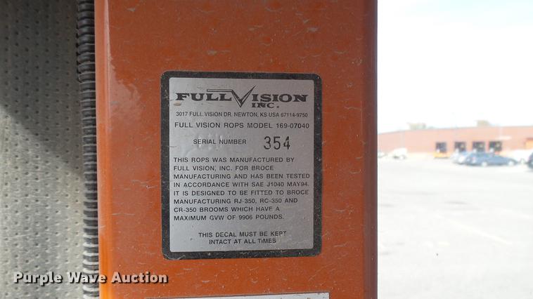 image for item DC1874 2003 Broce RJ350 broom