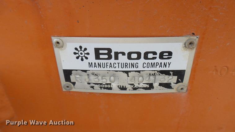 image for item DC1874 2003 Broce RJ350 broom