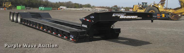 image for item DC2455 2000 Eager Beaver 50GSL RGN lowboy equipment trailer